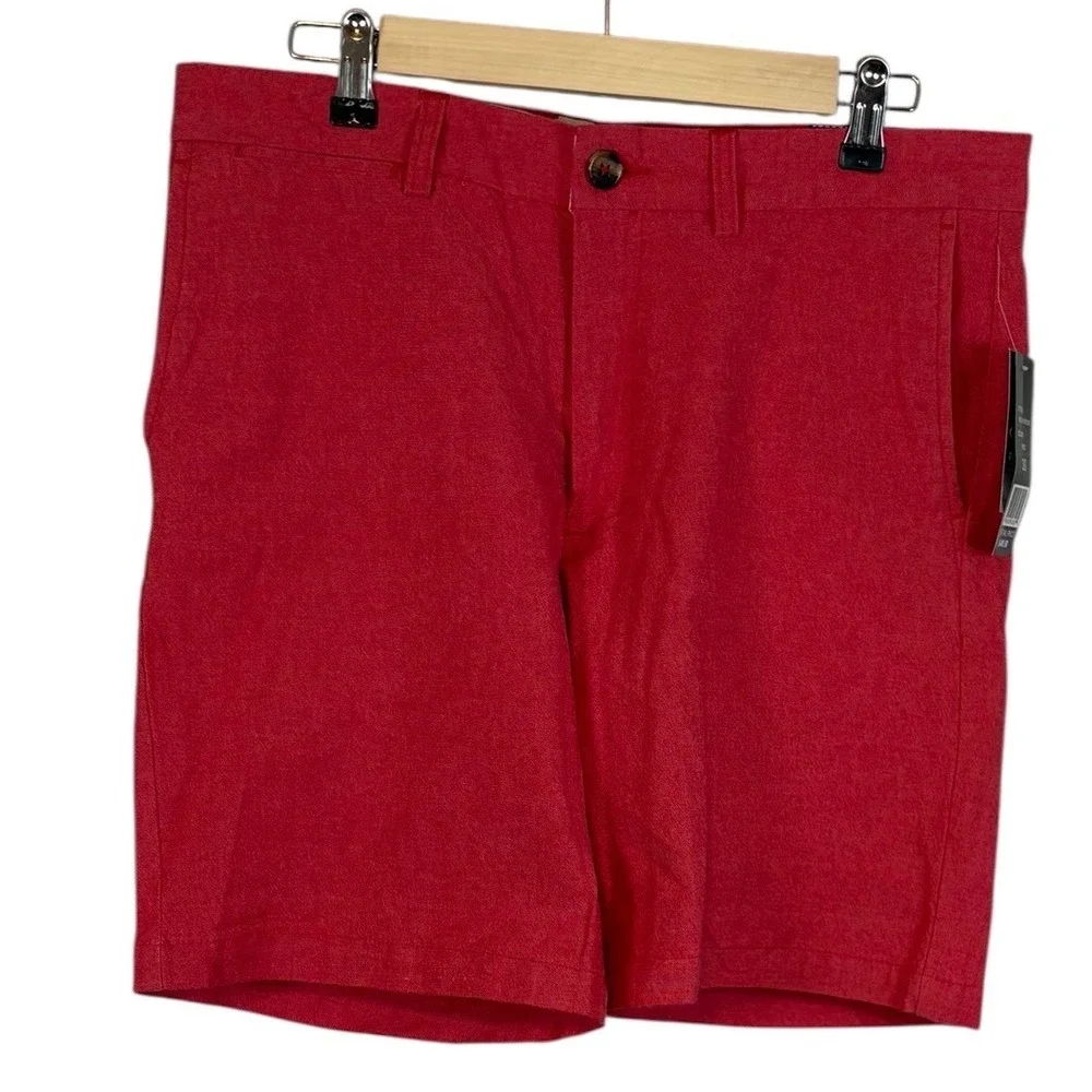 Lot of 2‎ Wicked Stitch Mens Flex Fabric Shorts Size 30 Light Blue & Red NWT